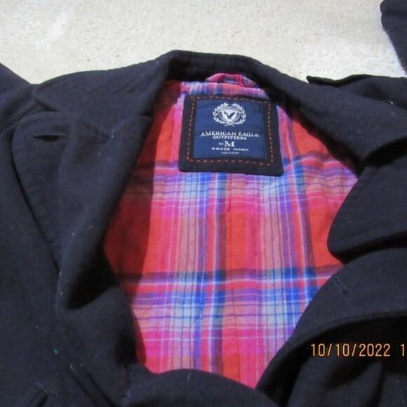 American Eagle Navy Pea Coat - Medium - Picture 6 of 6